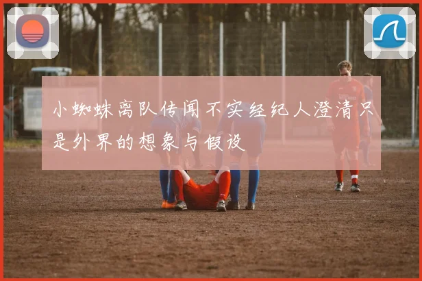 小蜘蛛离队传闻不实经纪人澄清只是外界的想象与假设